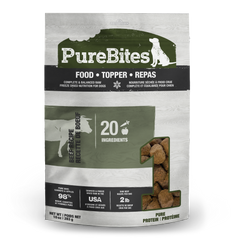 PureBites Beef Freeze Dried Dog Food • Topper