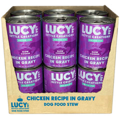 Lucy Pet Products Kettle Creations Chicken In Gravy Dog Food Chicken, 12pk/12.5 oz