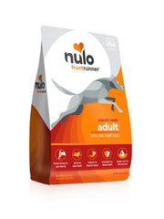 Nulo Frontrunner Dry Dog Food for Adult Dogs - Grain Inclusive Recipe with Turkey, Trout, & Spelt - All Natural with High Taurine Levels - Animal Protein for Lean Strong Muscles, Orange