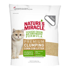 Nature’s Miracle Premium Clumping Corn Cob Litter, Made With Real Corn Cob For Fast-Clumping Litter For Multi-Cat Households