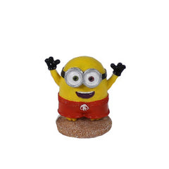 Penn-Plax Minions Officially Licensed Aquarium Ornament – Beach Buddy – Safe for Freshwater and Saltwater Fish Tanks – Small