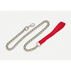 Titan - Coastal Pet Products Titan Heavy Dog Chain Leash with Nylon Handle, Red