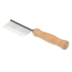 Safari Dog Shedding Combs - Dog Shedding Brush for Dogs with Short and Long Hair - Different Sized Teeth for Undercoat Rake