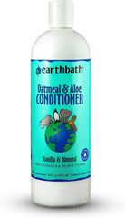 Earthbath, Oatmeal & Aloe Conditioner - Dog Conditioner for Allergies & Itching, Dry Skin, Dog Wash That Helps Detangle & Relieve Itching, Made in USA, Cruelty Free Pet Conditioners