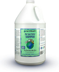Earthbath Hot Spot Relief Pet Shampoo, Tea Tree Oil & Aloe Vera, 128oz – Soothes Hot Spots & Skin Conditions – Made in USA