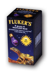 Fluker's Incandescent Black Nightlight Bulbs for Reptiles