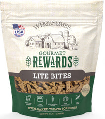 Wholesomes Gourmet Rewards Biscuit Dog Treats Lite Bites