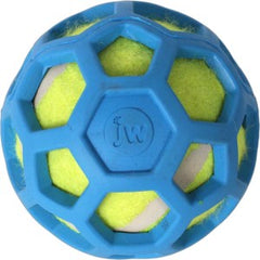 JW Pet Proten Hol-ee Roller Dog Chew Puzzle Tennis Ball With Assorted Colors