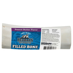 Redbarn Filled Dog Bones, Natural Long-Lasting Dental Treats; Suitable for Aggressive Chewers(Peanut Butter)