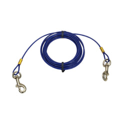 Titan - Coastal Pet Titan Medium Cable Dog Tie Out - Dog Tie Out Cable - Cable Tie Out for Dogs up to 50 lbs - Rust-Resistant Pet Tie Out Cable - Quality Dog Supplies