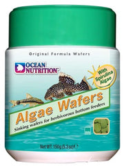 Ocean Nutrition Algae Wafers, Tropical Fish Food, Pleco Wafers, Algae Wafers for Bottom Feeders, Nutritionally Balanced Vegetarian Fish Food for Herbivorous Bottom Feeders