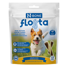 N-Bone FLOSSta Dual Action Dental Chews Chicken Flavor