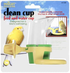JW Pet Bird Cage Clean Cup Feeder & Water Cup Bird Accessory