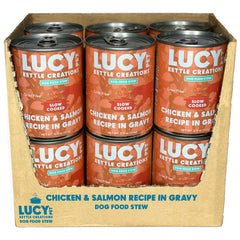 Lucy Pet Products Kettle Creations Chicken And Salmon In Gravy Dog Food Chicken & Salmon, 12pk/12.5 oz
