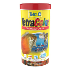 TetraColor Tropical Flakes, Color Boosting Fish Food, Nutritionally Balanced Diet for Tropical Fish