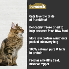 Freeze Dried Cat Treats, Chicken & Duck Liver NEW Value size