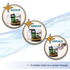 Aqueon LED MiniBow™ Kit with SmartClean™ Technology