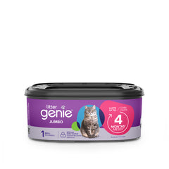 Litter Genie Refill Bags | Up to 4 Months of Supply in 1 Cartridge | Ultimate Odor Control Cat Litter Bags