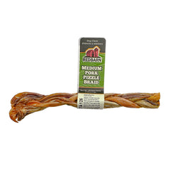 Redbarn, Pork Pizzle Braid Dog Chew Treat 1 ea