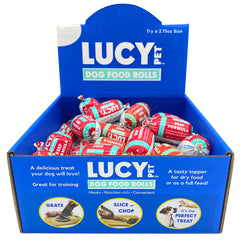 Lucy Pet Products Dog Food Roll ,Beef 2.75 oz