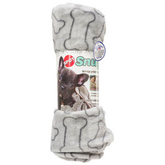 SPOT Snuggler Bones Blanket - Ultra Soft, Machine Washable Dog Blanket for Beds, Furniture Protection, Travel, and Crates