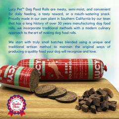 Lucy Pet Products Dog Food Roll Beef