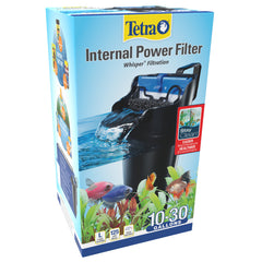 Tetra Whisper Internal Power Filter For aquariums, In-Tank Filtration With Air Pump, Black