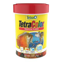 TetraColor Tropical Flakes, Color Boosting Fish Food, Nutritionally Balanced Diet for Tropical Fish
