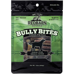 Redbarn Pet Products All-Natural 3-5" Bully Bites Small Chew Sticks for Dogs & Puppies - Premium Grain-Free & Rawhide-Free Single Ingredient Fully Digestible Dental Treat for Chewers - 10 oz Bag