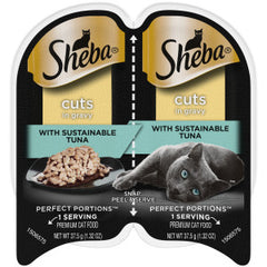 Sheba Perfect Portions Premium Cat Food - Cuts In Gravy - Signature Tuna Entrée