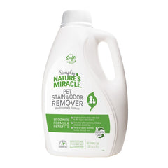 Nature's Miracle Simply Pet Stain and Odor Remover, Made with 86% Plant-Derived Surfactants, Multicolor
