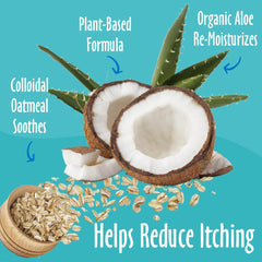 Earthbath, Oatmeal & Aloe Conditioner - Dog Conditioner for Allergies & Itching, Dry Skin, Dog Wash That Helps Detangle & Relieve Itching, Made in USA, Cruelty Free Pet Conditioners