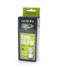 Fluker's Sun Glow 5.0 UVB Fluorescent Coil Bulb for Tropical Reptiles, Reptile Heat Light Stimulates Natural Synthesis of Vitamin D in Captive Reptiles