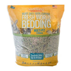 Sun Seed Fresh World Bedding for All Small Animals, 2130 Cubic Inch Size