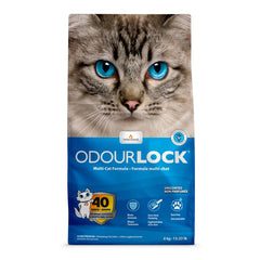 Intersand - OdourLock Unscented Ultra Premium Cat Litter - Blocks Ammonia for 40 Days, Quick Absorption, Dust-Free, Extra-Hard Clumping, Multi-Cat Friendly, Made in Canada, Easy Maintenance