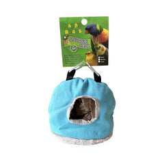 A & E Cages Happy Beaks Snuggle Sack Bird Hut Assorted