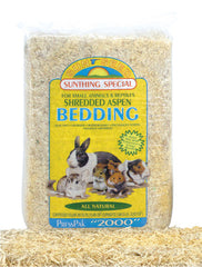 Sunseed Shredded Aspen Bedding for Small Nesting and Burrowing Animals