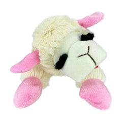 Multi Pet : Lamb Chop Dog Toy w/Pink Ribbon