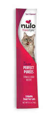 Nulo Freestyle Perfect Purees Grain-Free Cat Food Topper/Treat 0.5 oz, 48 pk