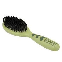 Safari Bristle Dog Brush - Gentle Grooming Brush for All Coat Types - Removes Dog Hair & Offers Natural Oil Distribution