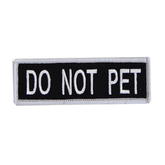 Boss Dog Tactical Hook-Backed Patch for Boss Boss Dog Tactical Harnesses, Do Not Pet