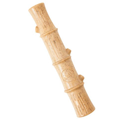 SPOT Bam-Bones Plus Bamboo Stick - Bamboo Fiber & Nylon, Durable Long Lasting Dog Chew for Aggressive Chewers – Great Toy for Adult Dogs & Puppies Under 90lbs, Non-Splintering, Chicken Flavor