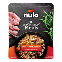 Nulo Gently-Cooked Meals Complete and Balanced Adult Wet Dog Food, Turkey & Green Bean, 9 Ounce, 8 Count
