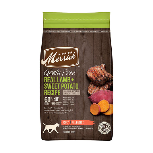 Merrick® Grain Free Real Lamb & Sweet Potato Recipe Dog Food 22 Lbs