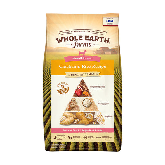 Whole Earth Farms® Goodness from the Earth™ Healthy Grains Small Breed Chicken & Rice Recipe 12lb