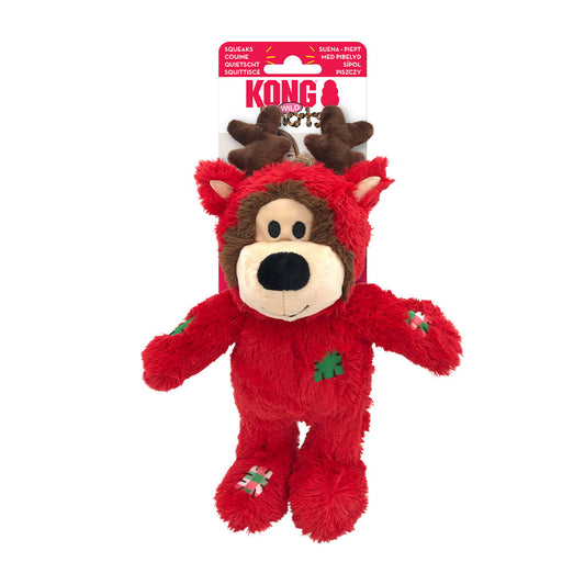 Kong® Holiday Wild Knots Bear Small/Medium Dog Toy Assorted Colors
