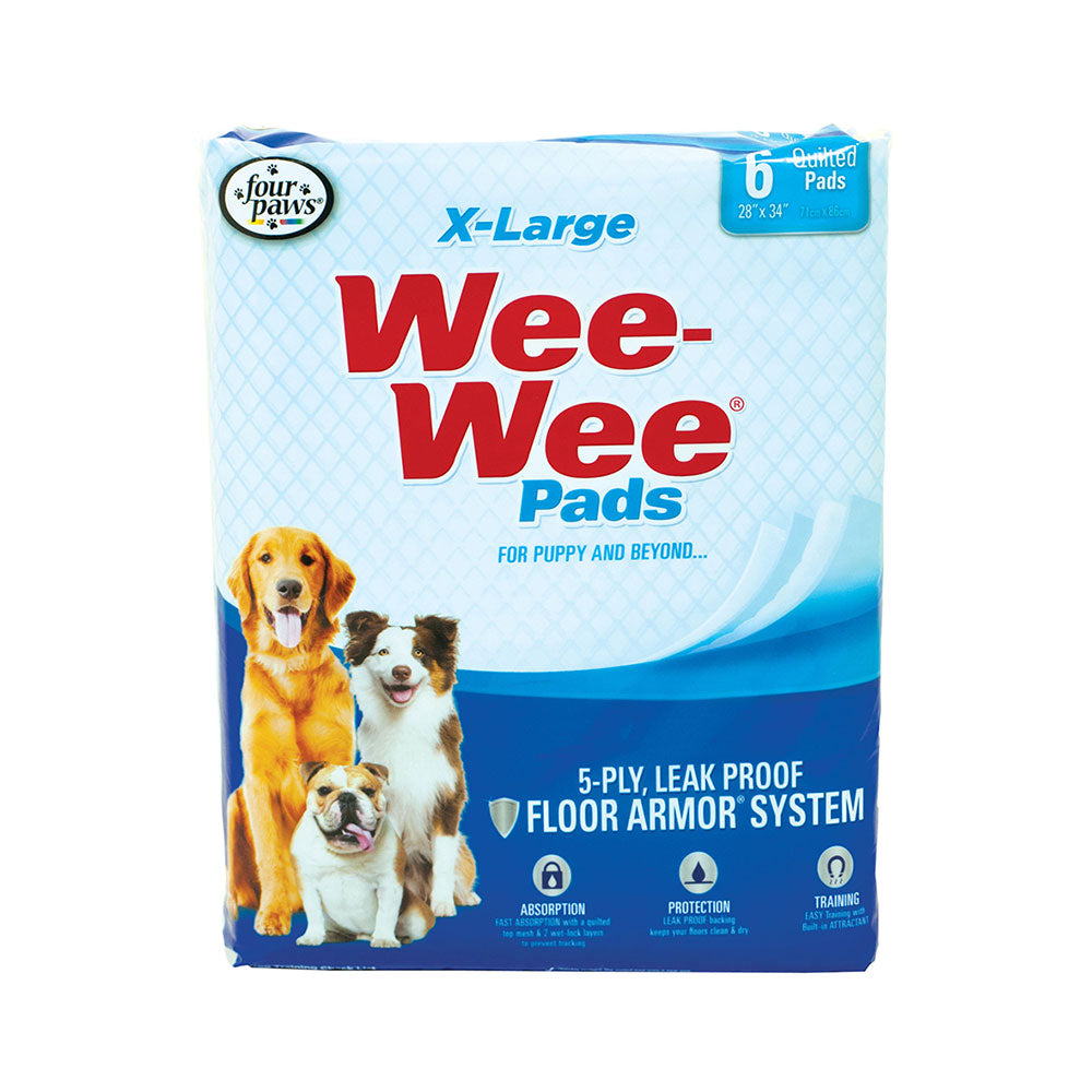 Four Paws® Wee-Wee® Pads for Dog X-Large X 6 Count