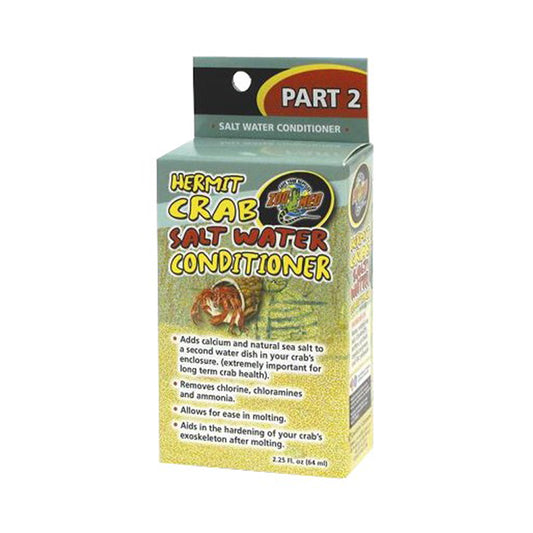 Zoo Med Laboratories Hermit Crab Salt Water Conditioner 2 Oz