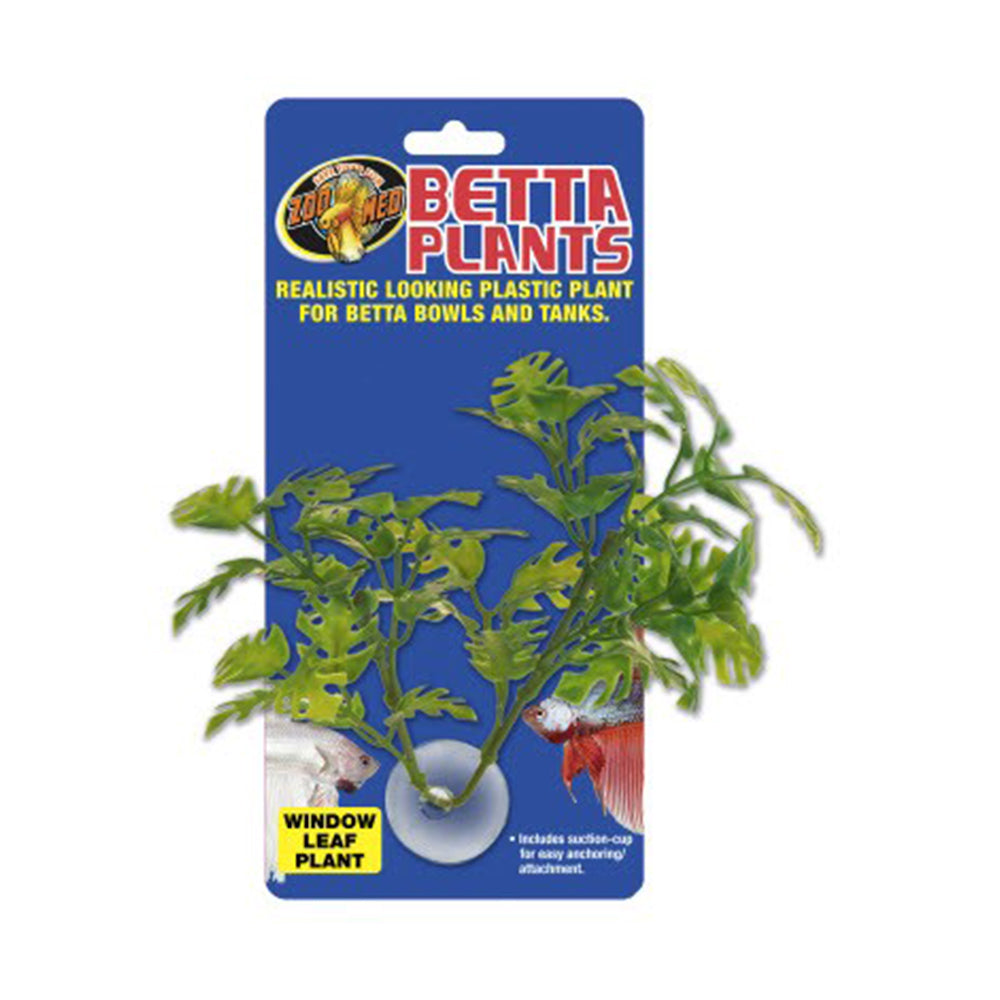 Zoo Med Laboratories Betta Plants™ Window Leaf Plastic for Betta Bowls & Tanks