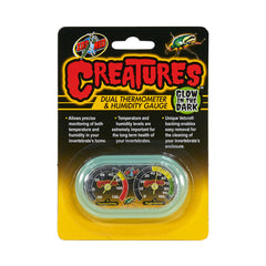 Zoo Med Laboratories Creatures™ Dual Thermometer & Humidity Gauge